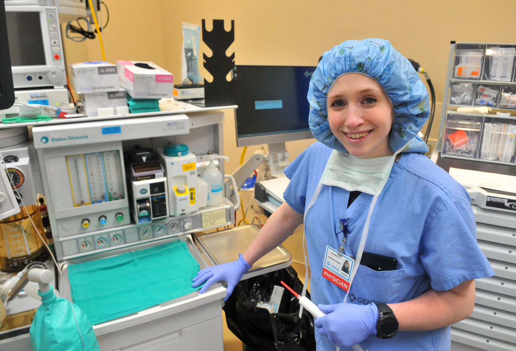 Progress: anesthesiologist Dr. Shira Black.